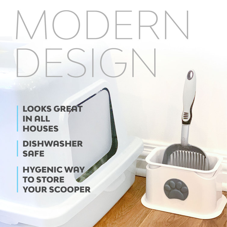 Kitty litter best sale scoop holder